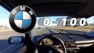 BMW 316i e36 102hp e85 | LAUNCH CONTROL 0 - 100