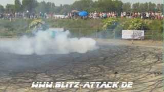 VW Pfingsttreffen / Burnout WM Bautzen 2012 - Burnout 1.Qualifikation Team V12-Ender