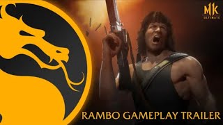 Mortal kombat 11 Ultimate Rambo gameplay  tráiler reacción