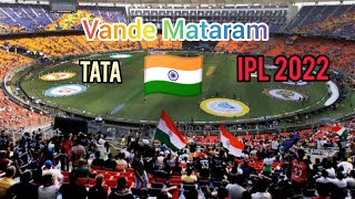 Over 100k+ People Singing Vande Mataram at TATA IPL 2022 Final 🇮🇳