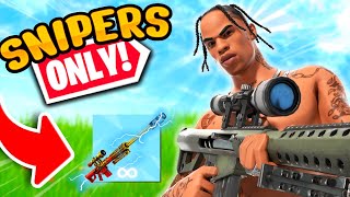 Unlimited *SNIPERS* Only Fortnite! PRO GAMER does the Impossible!?