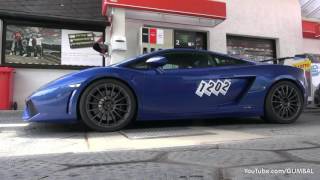 Lamborghini Gallardo LP550 2 Valentino Balboni   Start, Fly By & Accelerations!