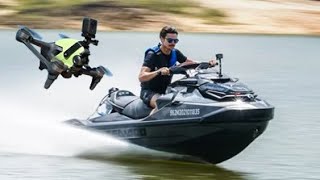 DRONE DJI FPV X JET SKI QUEM GANHOU ESTA CORRIDA?