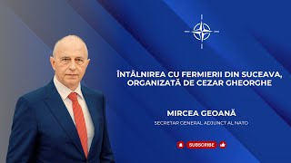 Întâlnirea cu fermierii din Suceava, organizată de Cezar Gheorghe.