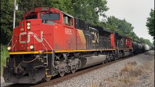 CN 8805 SD70M-2 w/ Nice P5 Leads SD70M-2 Duo on Manifest