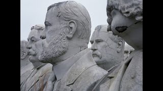 Learn why these sculptures of US presidents are abandoned