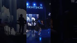 suga performance at jimmy fallon's show ❤️‍🔥 his voice, act, and dance move was so cool fr #haegeum