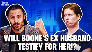 LIVE! Boone Explains Battered Spouse Defense And May Call EX HUSBAND As A Witness!?