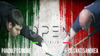 PANDOLFO SIMONE VS DE SANTIS ANDREA IT OPEN 24 BILLIARD TV