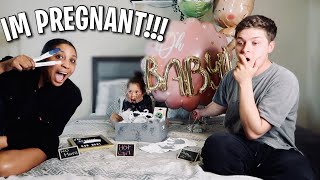 TELLING MY HUSBAND IM PREGNANT!! **HE DIDN'T BELIEVE ME** The Real AG Family