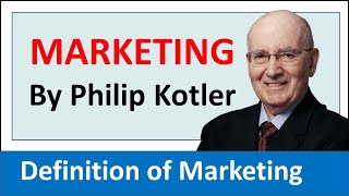 Marketing by Philip Kotler I Definition I Dr. Vijay Prakash Anand I #Shorts I #YouTubeShorts I