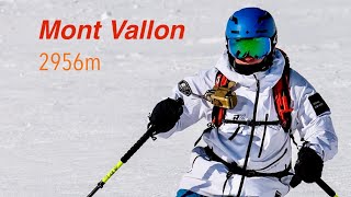 Mont Vallon Freeride at Meribel - Les 3 Vallees, France | Aerial DJI Drone Views | GoPro Insta360