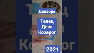 Земные знаки зодиака. Козерог. Телец. Дева. декабрь 2021. Таро Гороскоп