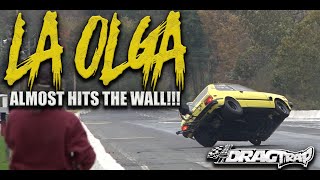 LA OLGA ALMOST LOOSES IT ( IMPORT FACE OFF LEBANON VALLEY DRAGWAY 10.10.21)