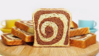 Milk and Cocoa Swirl Bread Recipe