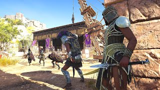 Assassin's Creed Odyssey - Master Assassin Stealth Kills & Cultist Hideout Clearing Gameplay - PC