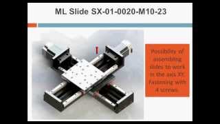 Microptik ML-slide motorized Linear guiding systems for microscopy and spectroscopy