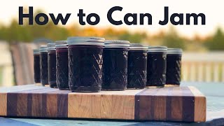 Water Bath Canning Berry Jam || Blackberry Blueberry Jam