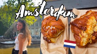 Exploring Amsterdam Solo Travel Vlog (Ann Frank Houe, Margo's Pastries, & Bike Ride)