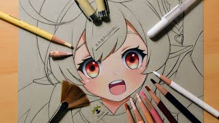 【Prismacolor Цветные карандаши】 Процесс раскрашивания глаз в стиле аниме