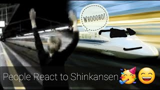 People's Reaction to Shinkansen 😱 |#TnR #Shinkansen #Japan