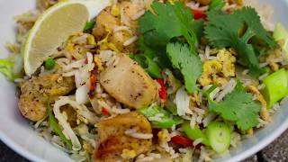 CHICKEN FRIED RICE Recipe | How to make Chinese Chicken Fried Rice