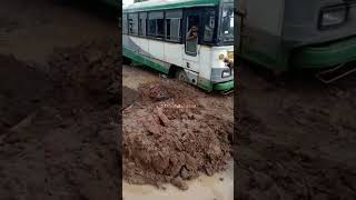 Unexpected Parking  #bus #youtube #shorts #apsrtc