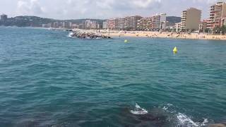 Palamos Beach In Costa Brava, Spain #palamos #costabrava #spain