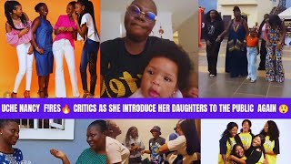 Wahala! Uche Nancy f!res 🔥 critics as she introduce her daughters again#celebritynews #viralvideo