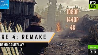 Resident Evil 4: Remake | 11400F + RTX 3070 8GB | 16GB | 1080p 1440p 4K