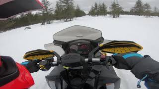 2015 SKI DOO MXZ 600 First Ride - Upper Michigan Trail 8