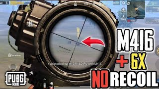 M416 +6X  BEST RECOIL SETTINGS IN BGMI || HOW to control Recoil of m416+6x || FULL GUIDE