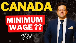 What is the difference between minimum wage of India and minimum wage of Canada ?