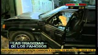 TRAGEDIA DE FAMOSOS -CRONICA TV - WALTER OLMOS   (106 PARTE)