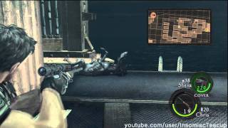 RESIDENT EVIL 5: Chapter 6-1 'Ship Deck' (Normal) [Pt.2]