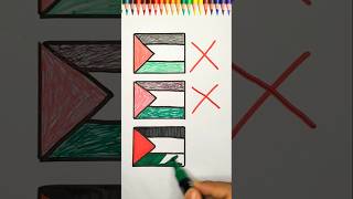 Palestine 🇵🇸 VS 🇮🇱 Israel flag drawing#palestine#trending#israel#shorts