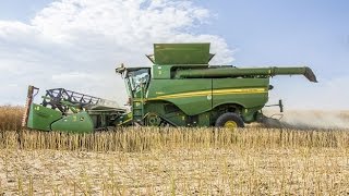 Žně 2015 - John Deere S680i tracks & S690i