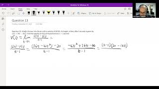 Calculus Review - Question 13