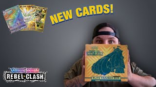 *NEW POKEMON CARDS ARE HERE* Unboxing Elite Trainer Box From Pokemon Sword And Shield Rebel Clash