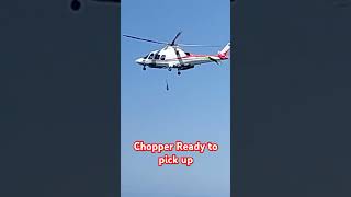 CHOPPER IN RICHARD BAY, SOUTH AFRICA READY TO PICK UP OF SHIP PILOT.#trending #youtubeshorts