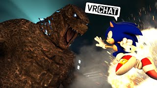 SONIC VS GODZILLA IN VR CHAT!