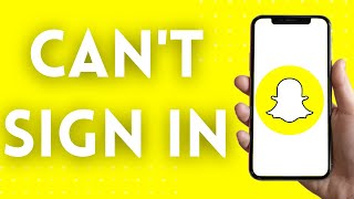 How To Fix Snapchat Can't Sign In - Snapchat Won't Let Me Log In (2021)