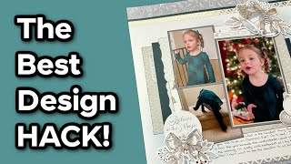 The BEST HACK for scrapbooking faster!