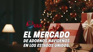 El mercado de adornos navideños en los Estados Unidos