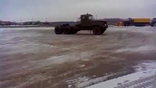 Truck Kraz 6X6 nice drift   Краз 6Х6 дрифт