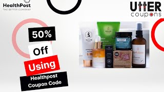 healthpost coupon code provides 50% off on Health products | healthpost promo code