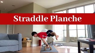 【Gymnastics】How to learn Straddle Planche