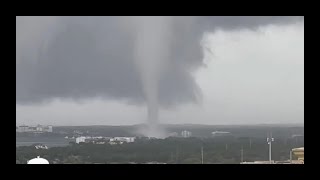 Tornado in San Destin florida! Behind sacred heart