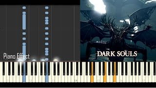 Dark Souls - Gaping Dragon (Piano Tutorial Synthesia)