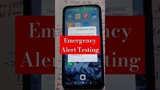 Emergency Alert Testing By Government #emergencytesting #emergency #disasterresponse #shorts #india